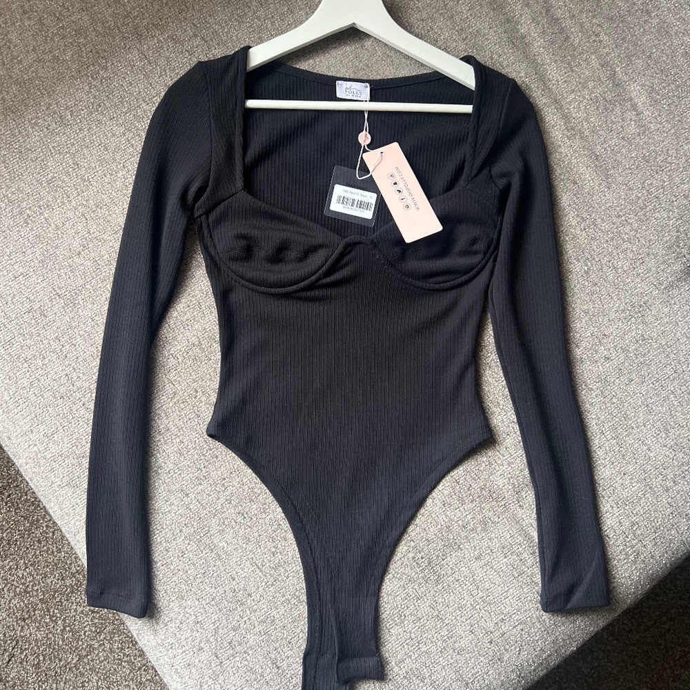 Underwire sweetheart neckline bodysuit